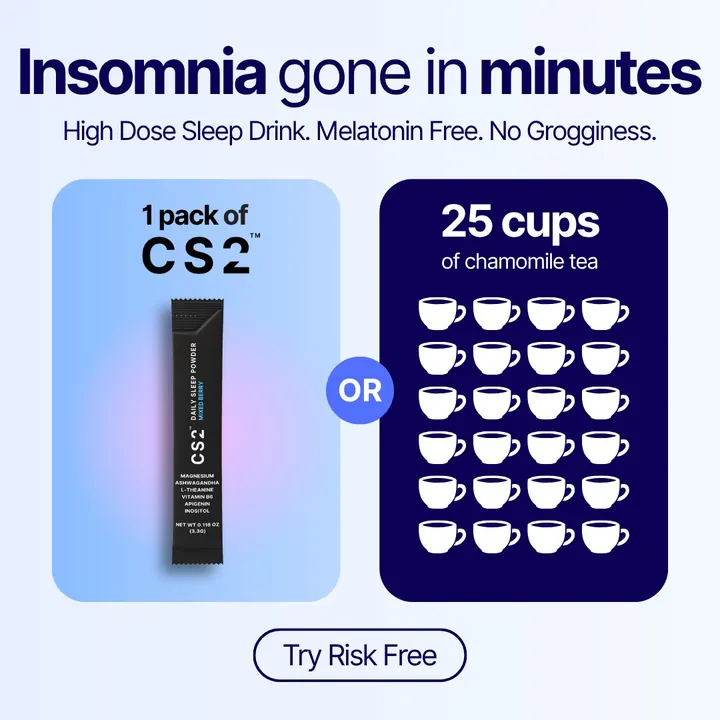 Sommeil : 1 stick contre 25 tasses de tisane